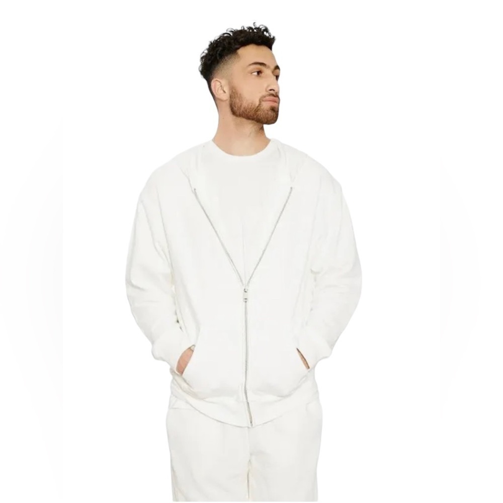 Naked Wardrobe - NWT The Zipped Up Hoodie Sz S